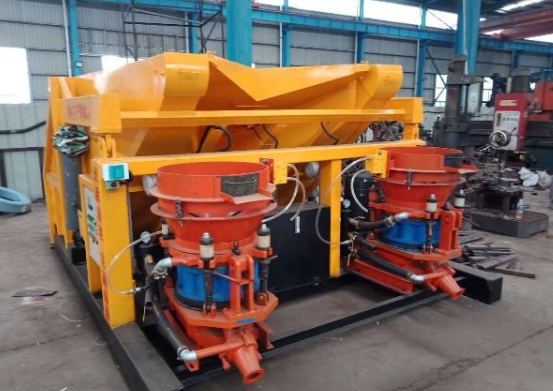 Dry hoisting spray unit operation process
