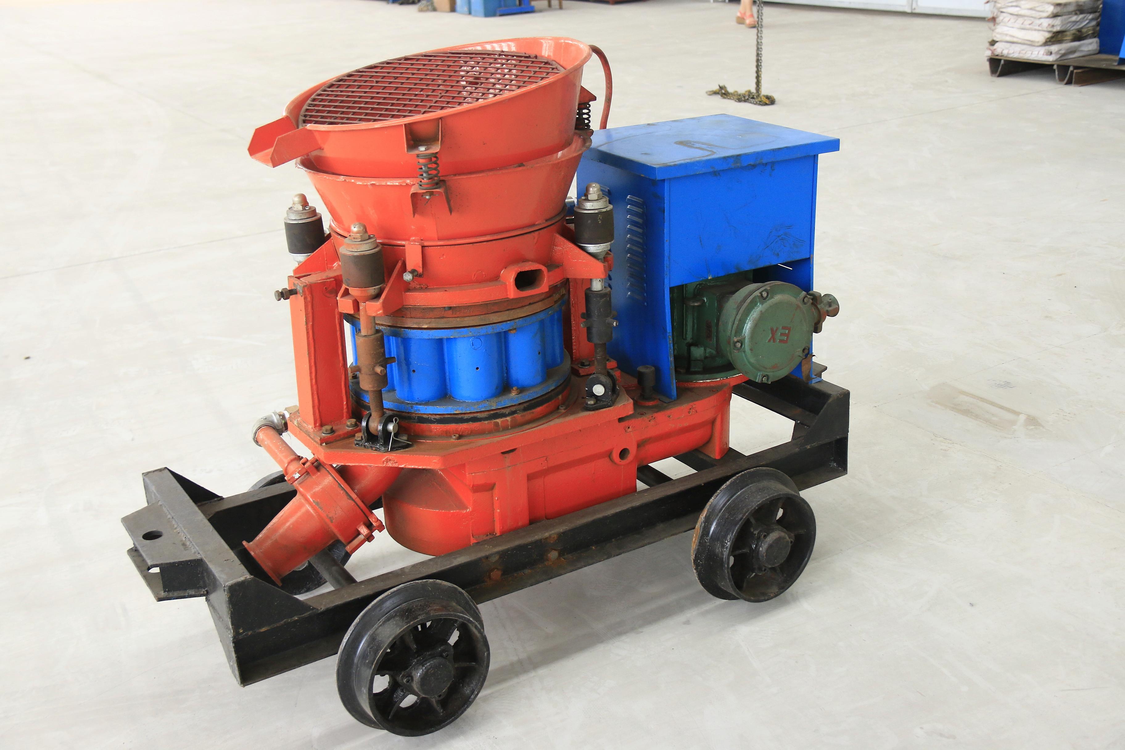 Structure features of wet shotcrete machine